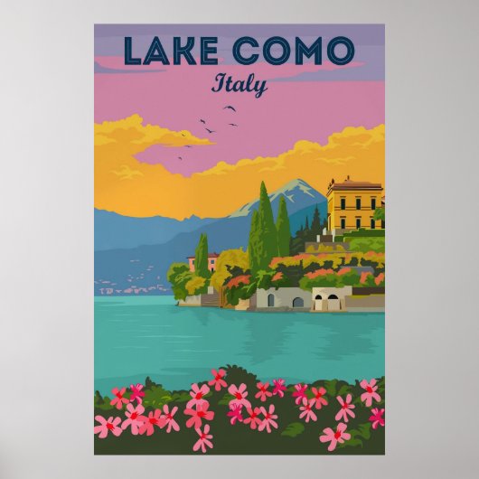 Meer van Como, Italië Poster (Voorkant)