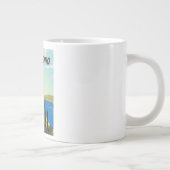 Meer van Como Italië reisposter Grote Koffiekop (Rechts)