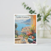 Meer van Como Italië Reizen Briefkaart (Staand voorkant)