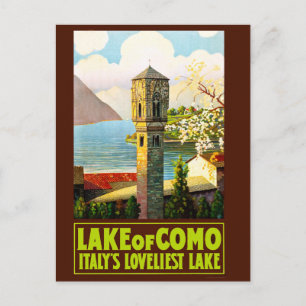 Meer van Como Italiës mooiste meer, Briefkaart