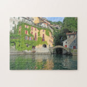 Meer van Como Nesso-puzzel Legpuzzel (Horizontaal)