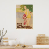 Meer van Como Poster Italië Reis Kunst Villa Margh (Keuken)