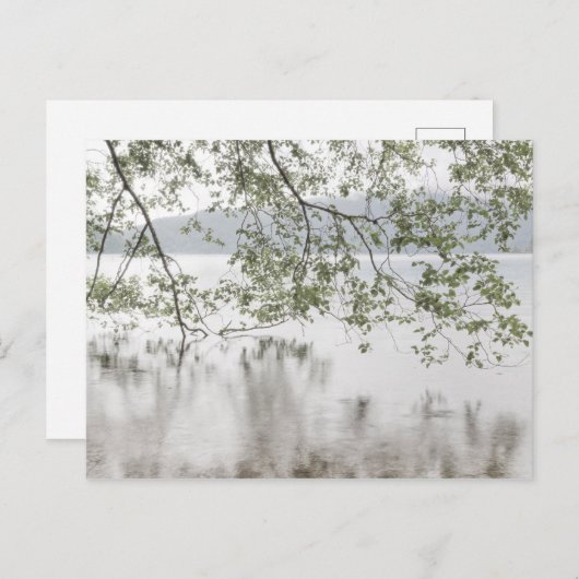 Meer van Crescent | Nationaal park van de Olympisc Briefkaart (Voorkant / Achterkant)