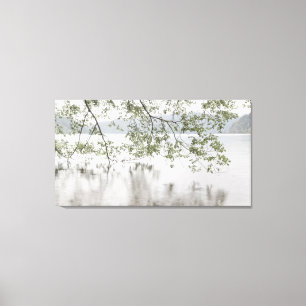 Meer van Crescent Nationaal park van de Olympisc Canvas Afdruk