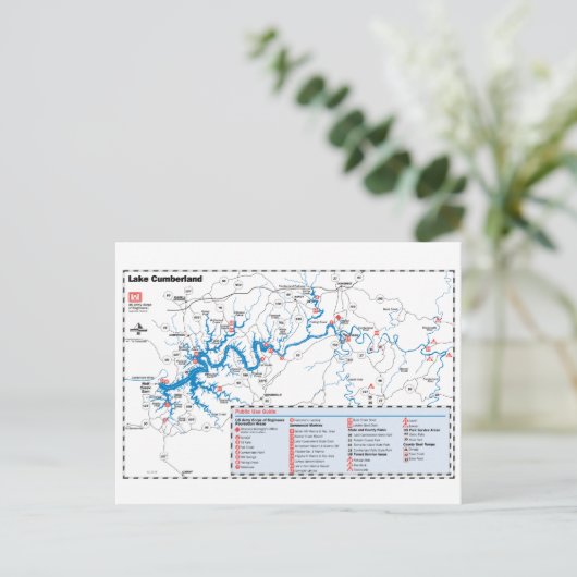 Meer van Cumberland Briefkaart (Staand voorkant)