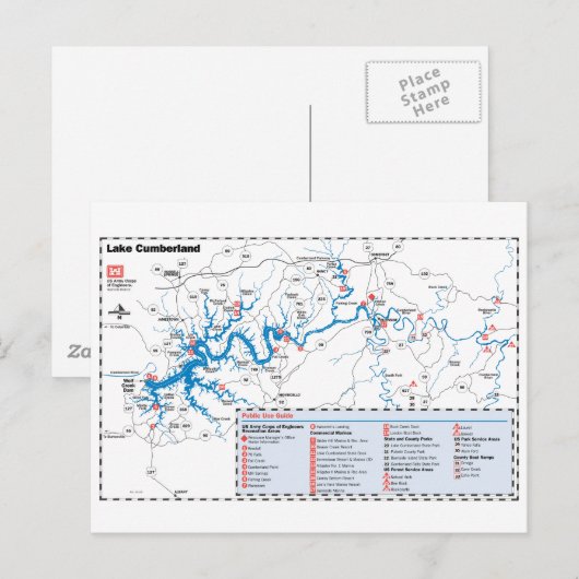 Meer van Cumberland Briefkaart (Voorkant / Achterkant)