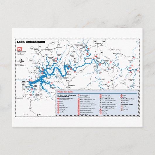Meer van Cumberland Briefkaart (Voorkant)