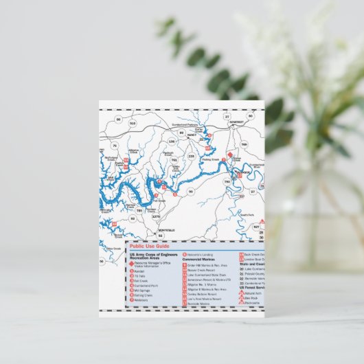 Meer van Cumberland Briefkaart (Staand voorkant)