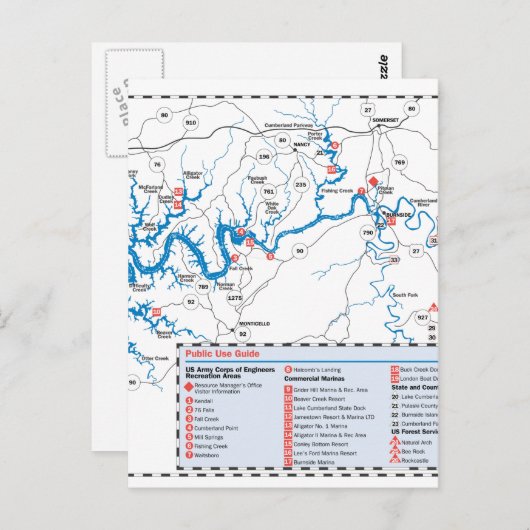 Meer van Cumberland Briefkaart (Voorkant / Achterkant)