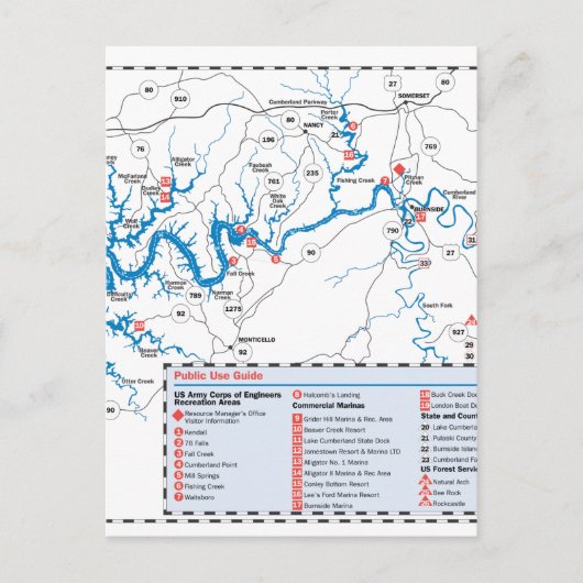 Meer van Cumberland Briefkaart (Voorkant)