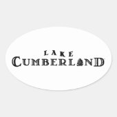 Meer van Cumberland Ovale Sticker (Voorkant)