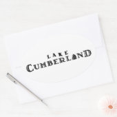 Meer van Cumberland Ovale Sticker (Envelop)