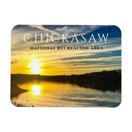 Meer van de Arbuckles, Chickasaw National Rec Area Magneet (Horizontaal)