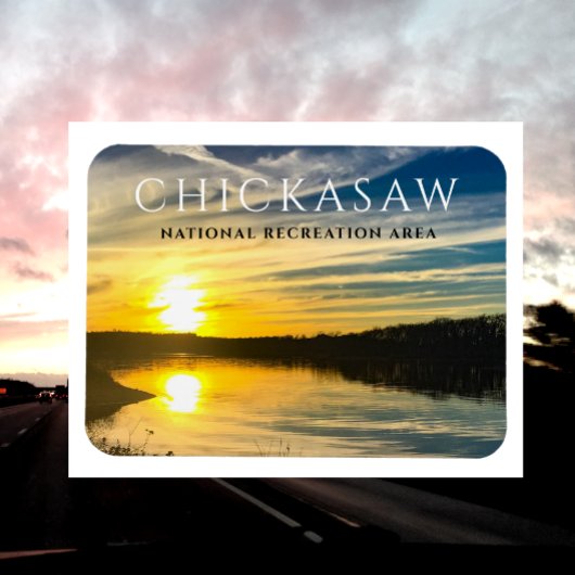 Meer van de Arbuckles, Chickasaw National Rec Area Magneet