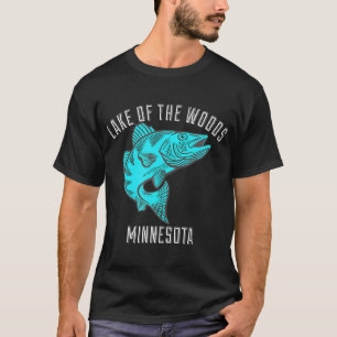 Meer van de Bossen Minnesota Walleye Vist T-shirt