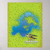 Meer van de Bossen, Ontario, Manitoba, Minnesota-k Poster (Voorkant)