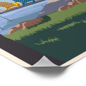 Meer van de Bossen Poster (Hoek)