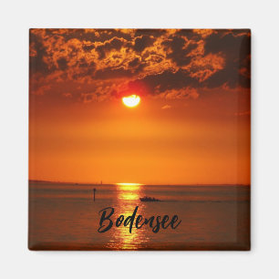 Meer van de Constance Sunset in Vorarlberg in Oost Magneet