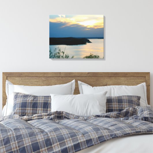 MEER VAN DE OZARKEN OP DOEK CANVAS AFDRUK (Insitu (Slaapkamer))