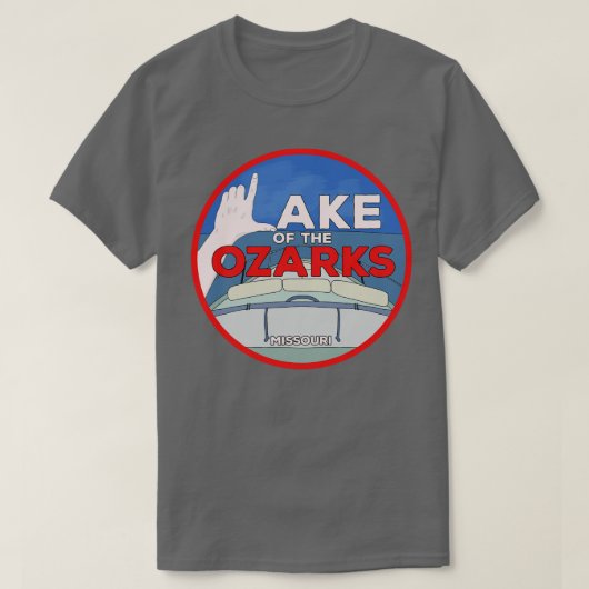 Meer van de Ozarks 1 T-shirt (Design voorkant)