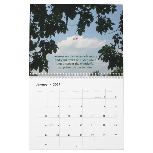 Meer van de Ozarks 2012 Kalender (Jan 2027)