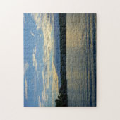 Meer van de Ozarks Blue Sunset Legpuzzel (Verticaal)