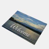 Meer van de Ozarks Blue Sunset Welcome Doormat Deurmat (Schuin)