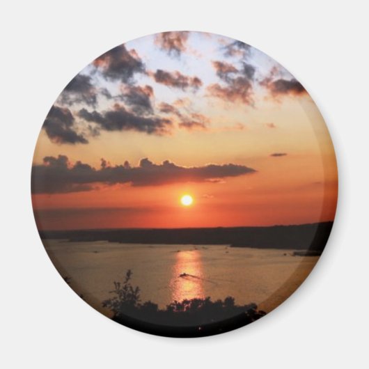 Meer van de Ozarks Magnet (Voorkant)