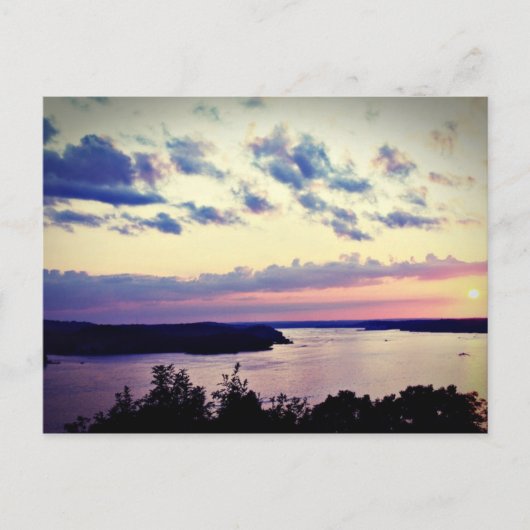 meer van de ozarks, Missouri Briefkaart (Voorkant)