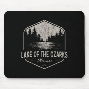 Meer van de Ozarks Missouri Buitenleven Vintage  Muismat