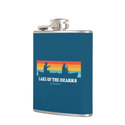 Meer van de Ozarks Missouri Canoe Heupfles (Links)