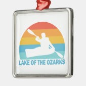 Meer van de Ozarks Missouri Kayak Metalen Ornament (Links)