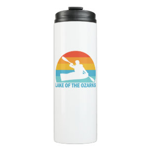 Meer van de Ozarks Missouri Kayak Thermosbeker