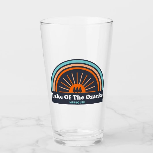 Meer van de Ozarks Missouri-regenboog Glas (Voorkant)