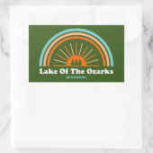 Meer van de Ozarks Missouri-regenboog Rechthoekige Sticker (Tas)