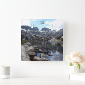 meer van Ediza, nationaal bos van Inyo, CA Vierkante Klok (Huis)