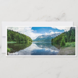 Meer van Eibsee in Beieren, Duitsland Kaart