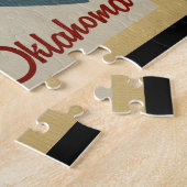 Meer van Eufaula Jigzaag Puzzle Oklahoma Fish Legpuzzel (Zijkant)