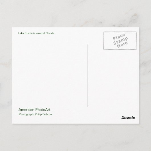 Meer van Eustis Briefkaart (Achterkant)