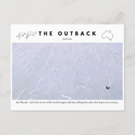 Meer van Eyre - Kati Thanda Salt Lake Briefkaart