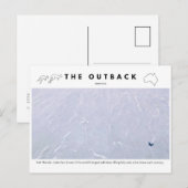 Meer van Eyre - Kati Thanda Salt Lake Briefkaart (Voorkant / Achterkant)