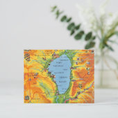 Meer van Galilea ansichtkaart Briefkaart (Staand voorkant)