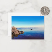 Meer van Galilea, Notitiekaartje (Voorkant / Achterkant in situ)