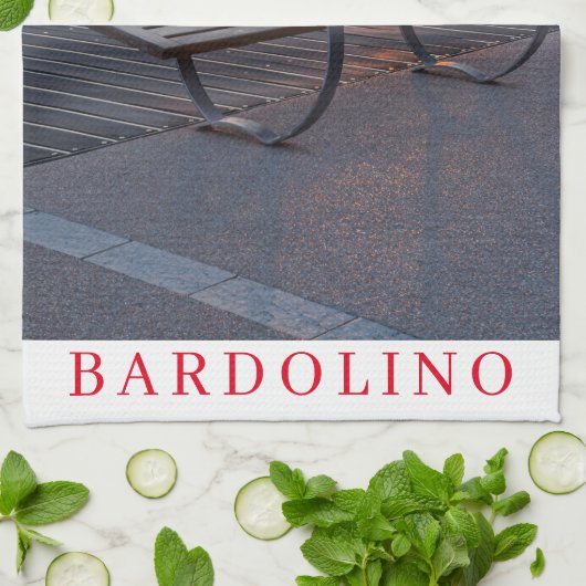 Meer van Garda Bardolino zonnetheekdoek Theedoek (Gevouwen)