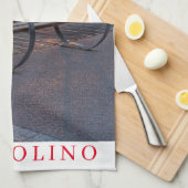 Meer van Garda Bardolino zonnetheekdoek Theedoek (Quarter Fold)