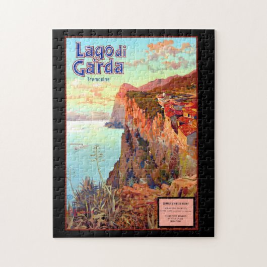 Meer van Garda-magneet Legpuzzel (Verticaal)