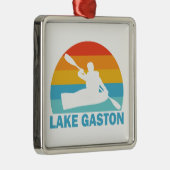 Meer van Gaston North Carolina Virginia Kayak Metalen Ornament (Rechts)