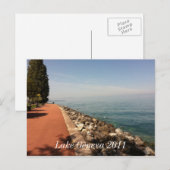 Meer van Genève 2011 Briefkaart (Voorkant / Achterkant)