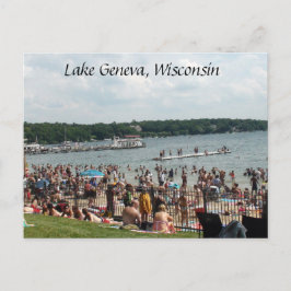 Meer van Genève, Briefkaart van Wisconsin