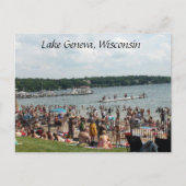 Meer van Genève, Briefkaart van Wisconsin (Voorkant)